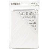 Craft Perfect Card Blanks 5"X7" Bright White