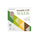 Craft Perfect Luxury Embossed Cardstock 6"X6" 24/Pkg Woodland Walk