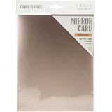 Craft Perfect Mirror Cardstock 92lb 8.5"X11" 5/Pkg Burnished Rose