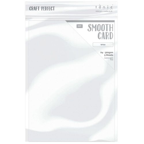 Craft Perfect Smooth Cardstock A4 5/Pkg White