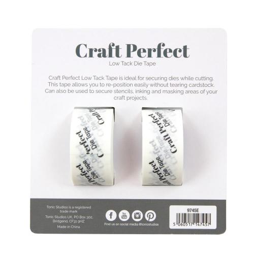 Craft Perfect Low Tack Die Tape .75"X33'-2/Pkg