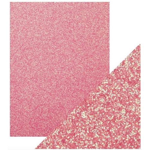 Craft Perfect Glitter Cardstock 8.5"X11" 5/Pkg Opulent Orchid