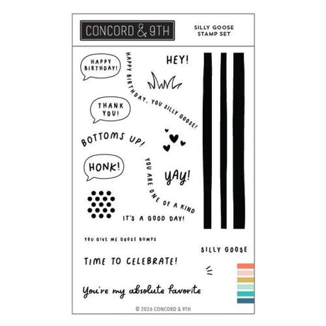 Concord & 9th Silly Goose Stamps and Dies Bundle - Postage as per Actual