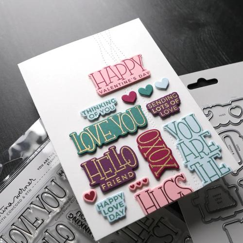 Concord & 9th Kristina Werner You Are The Best Stamps and Dies Bundle