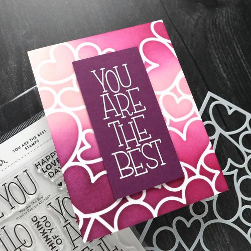 Concord & 9th Kristina Werner You Are The Best Stamps and Dies Bundle