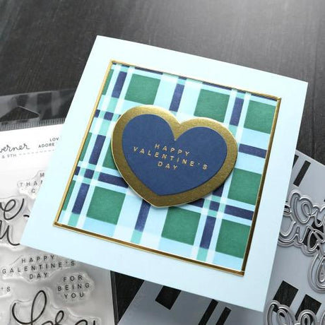 Concord & 9th Kristina Werner Love and Adore You Stamps and Dies Bundle - Postage as per Actual