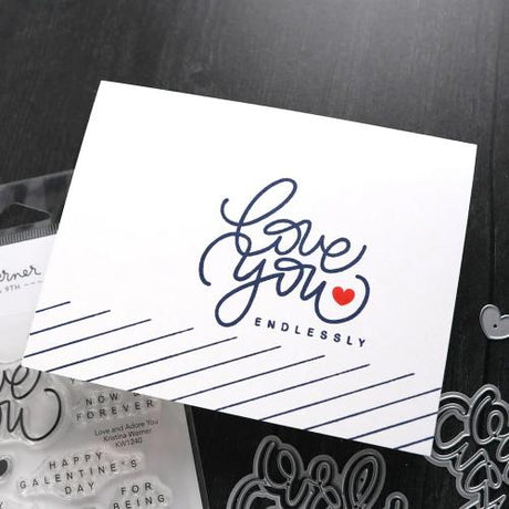 Concord & 9th Kristina Werner Love and Adore You Stamps and Dies Bundle - Postage as per Actual
