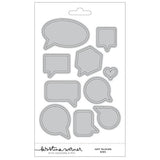 Concord & 9th Kristina Werner Just Talking Stamps Dies and Stencils Bundle - Postage as per Actual