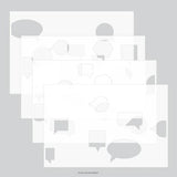 Concord & 9th Kristina Werner Just Talking Stamps Dies and Stencils Bundle - Postage as per Actual