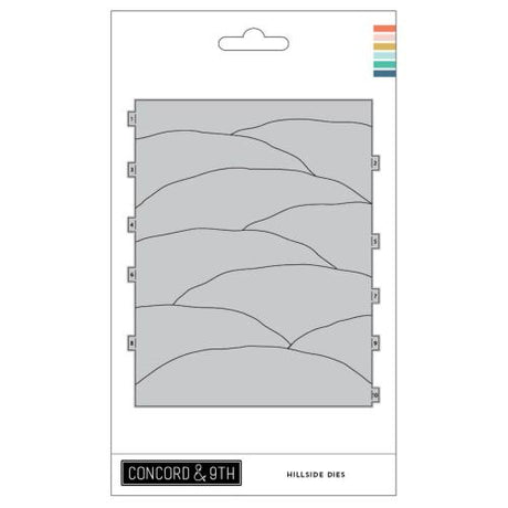 Concord & 9th Hillside Stamps Die and Stencils Bundle - Postage as per Actual