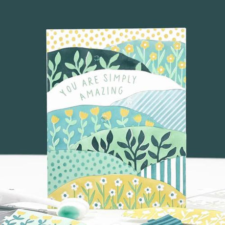 Concord & 9th Hillside Stamps Die and Stencils Bundle - Postage as per Actual