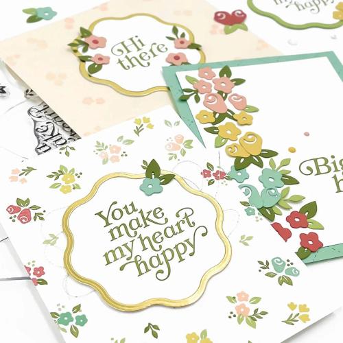 Concord & 9th Heirloom Turnabout Stamps and Dies Bundle - Postage as per Actual