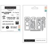 Concord & 9th Fueled with Love Stamps and Dies Bundle