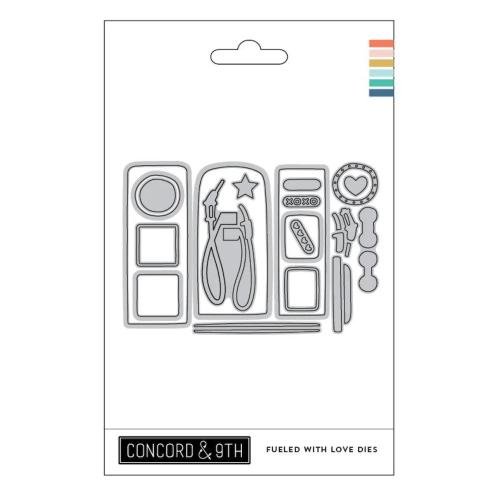Concord & 9th Fueled with Love Stamps and Dies Bundle