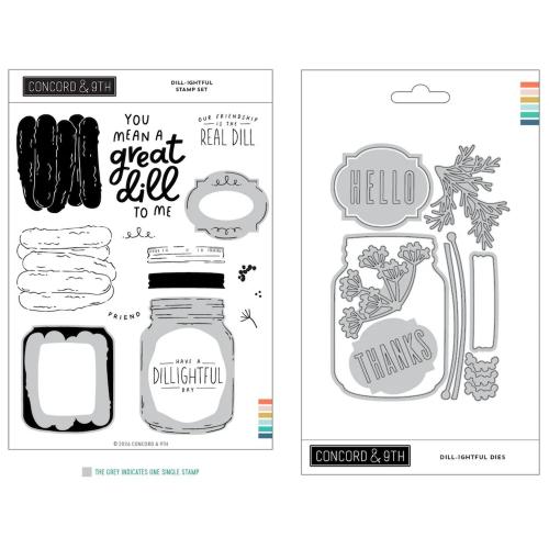Concord & 9th Dill-ightful Stamps and Dies Bundle - Postage as per Actual
