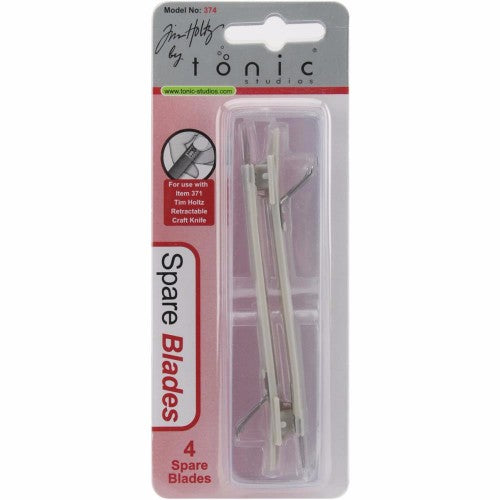 Tim Holtz Retractable Craft Knife Refill Blades 4/Pkg For T371