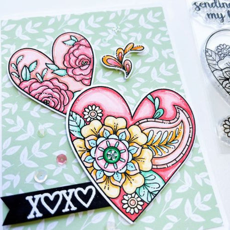 Roses & Lace Patterned Paper