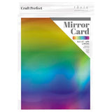 Craft Perfect Ombre Iridescent Mirror Cardstock 8.5"X11"-Rainbow Hue