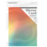 Craft Perfect Ombre Iridescent Mirror Cardstock 8.5"X11"-Blushing Mermaid