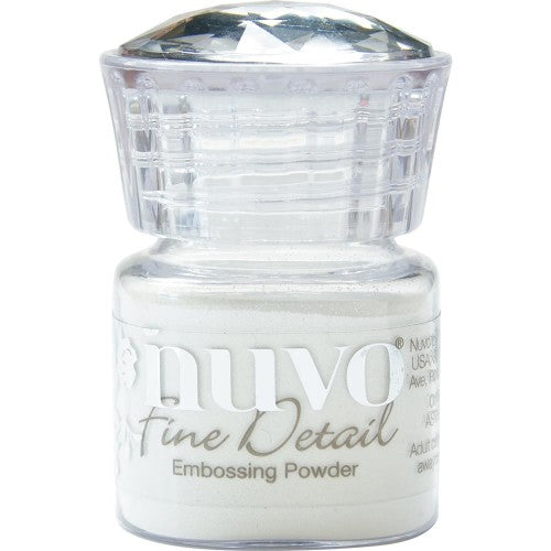 Nuvo Embossing Powder Fine Detail Glacier White