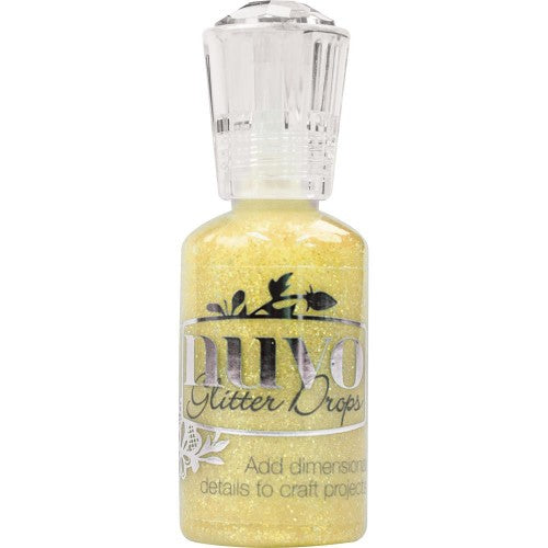 Nuvo Glitter Drops 1.1oz Yellow Bird