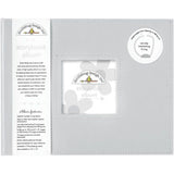 Doodlebug Storybook D-Ring Album 8"X8" Gray - Postage as per Actual