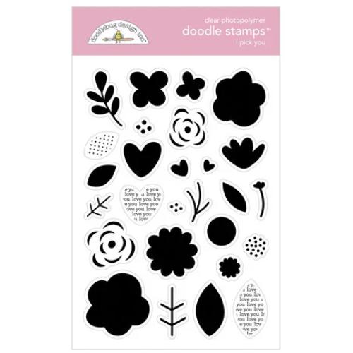 Doodlebug Design - doodle stamps: 6586 I Pick You