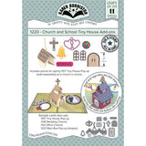 Karen Burniston - Church and School Tiny House Add-ons (stamping die)