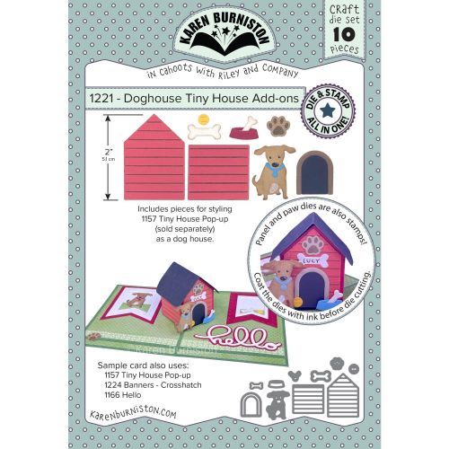 Karen Burniston - Doghouse Tiny House Add-ons (stamping die)