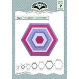 Karen Burniston - Hexagons - Crosshatch