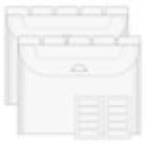 The Organized Option - 5 x 7" Flip Flap Pocket - 10 Pack