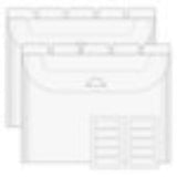 The Organized Option - 5 x 7" Flip Flap Pocket - 10 Pack