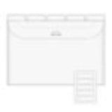 The Organized Option - 9 x 6" Flip Flap Pocket - 10 Pack - Postage as per Actual