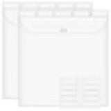 The Organiszed Option - 12 x 12" Flip Flap Pocket - 10 Pack - Postage as per Actual
