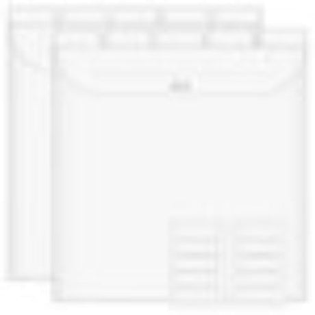 The Organiszed Option - 12 x 12" Flip Flap Pocket - 10 Pack - Postage as per Actual
