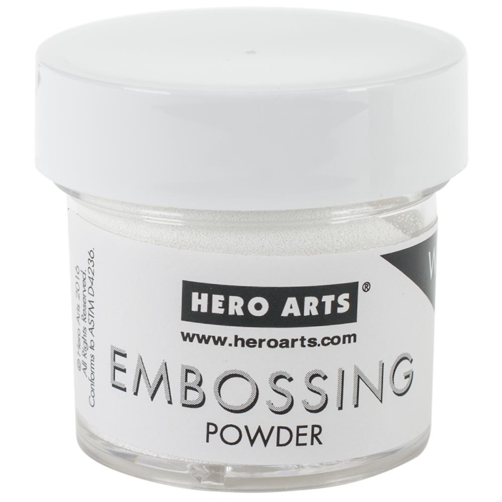 Hero Arts Embossing Powder 1oz White Puff