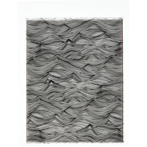 Hero Arts - CLiNGS Rubber Stamp: CG660 Waves Background