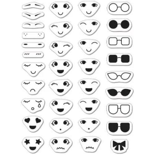 HeroArts - Poly Clear Stamps: CM500 Hero Lifestyle Faces