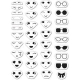 HeroArts - Poly Clear Stamps: CM500 Hero Lifestyle Faces