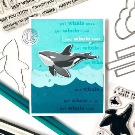 Hero Arts - Color Layering Stamp: CM536 Orca