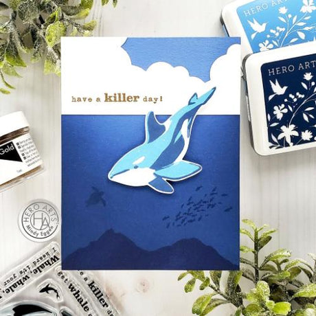Hero Arts - Color Layering Stamp: CM536 Orca