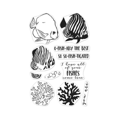 Hero Arts - Color Layering Stamp: CM538 Royal Angelfish