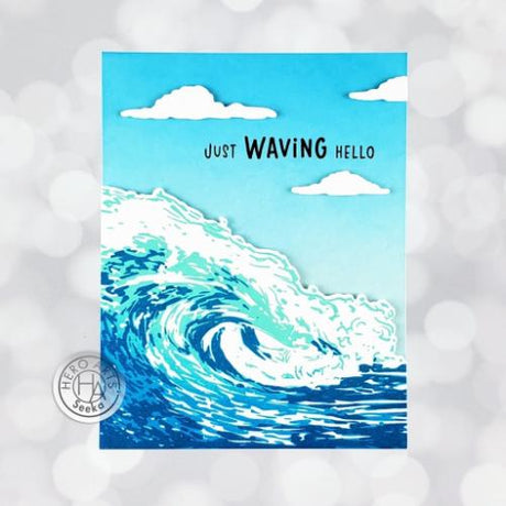 Hero Arts - Frame Cuts: DI892 HeroScape Barrel Wave