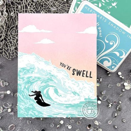 Hero Arts - Frame Cuts: DI892 HeroScape Barrel Wave