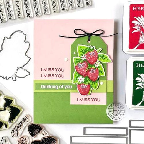 Hero Arts - Color Layering Stamp: CM539 Strawberries