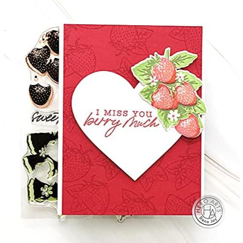 Hero Arts - Color Layering Stamp: CM539 Strawberries