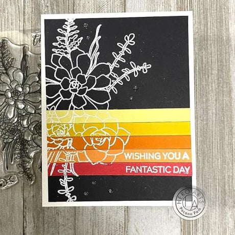 Hero Arts - Stamps: CM541 Succulent Bouquet