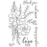 Hero Arts - Stamps: CM541 Succulent Bouquet