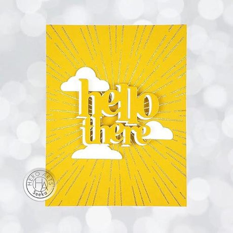 Hero Arts - Bold Prints Cling Stamp: CG844 Sun Ray