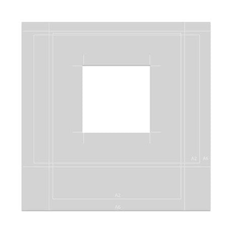 Hero Arts - A2/A6 Stencil: HT206 Alignment Tool